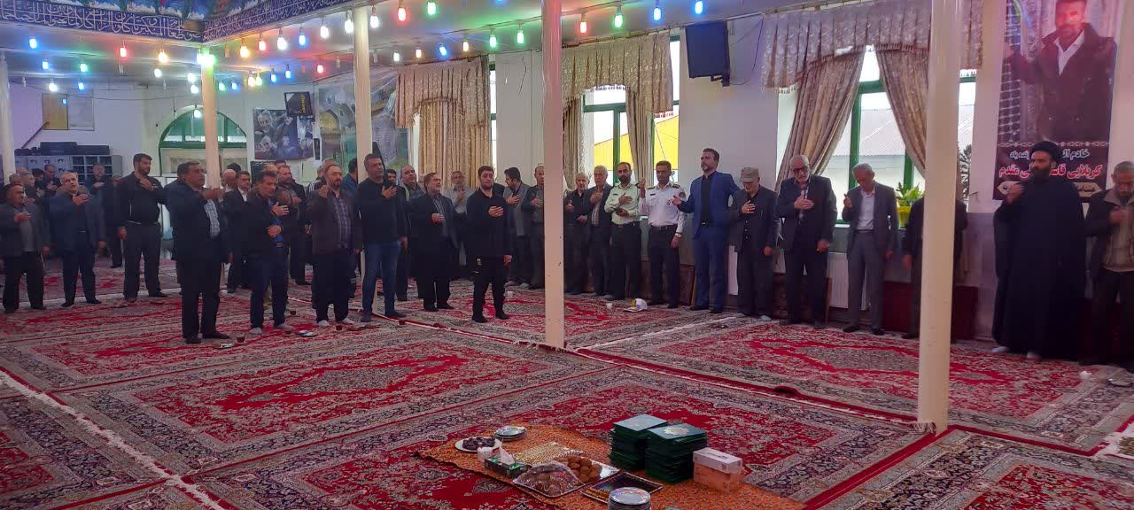 برگزاری مراسم یادبود و گرامیداشت شهادت رئیس جمهور مردمی و هیئت همراه در سانحه هوایی در  مسجد امام حسن شهر رینه به میزبانی شهرداری و شورای شهر رینه